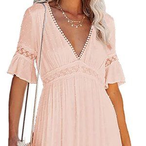 Never Worn Light Pink Maxi Dress